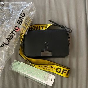 Off-White Binder clip small flap Bag